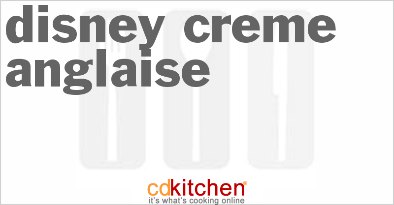 Disney Creme Anglaise - CDKitchen.com