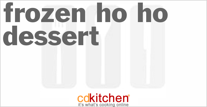 Frozen Ho Ho Dessert - CDKitchen.com