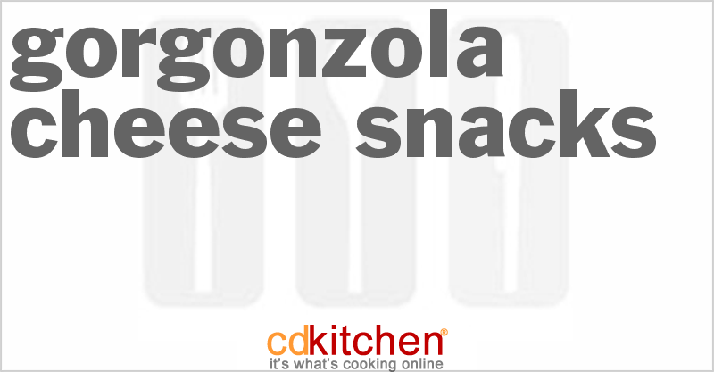 Gorgonzola Cheese Snacks - CDKitchen.com