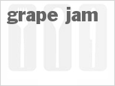 recipe for grape jam