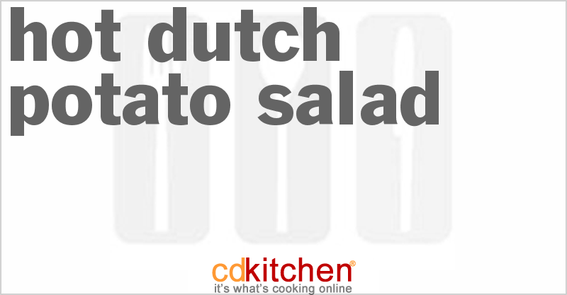 Hot Dutch Potato Salad - CDKitchen.com