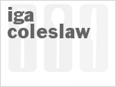 recipe for iga coleslaw