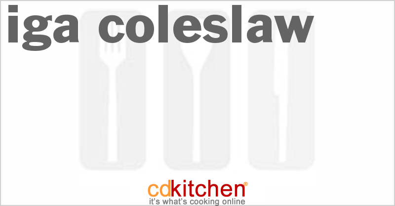 IGA Coleslaw - CDKitchen.com