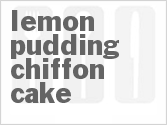recipe for lemon pudding chiffon cake