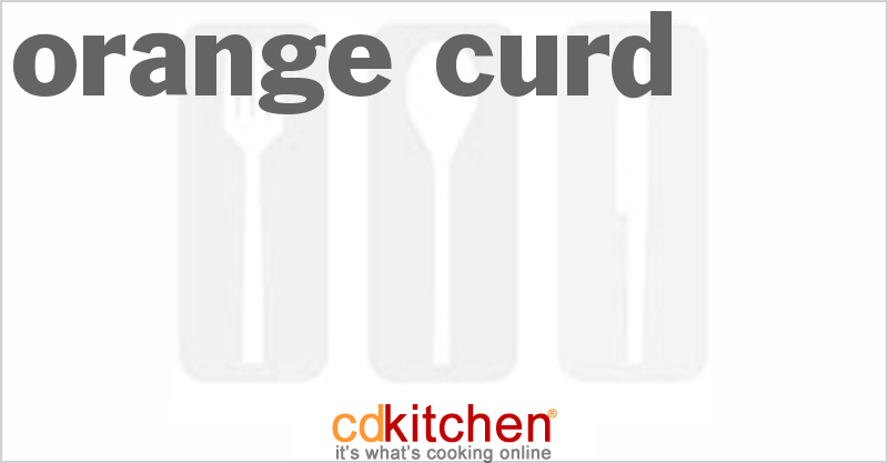 Orange Curd - CDKitchen.com