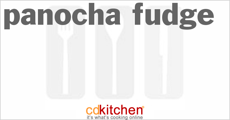 Panocha Fudge - CDKitchen.com