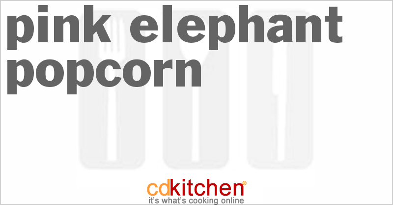 Pink Elephant Popcorn - CDKitchen.com