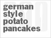 recipe for german style potato pancakes