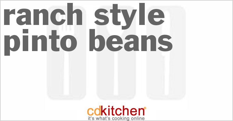 Ranch-Style Pinto Beans - CDKitchen.com