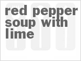 recipe for red pepper soup with lime