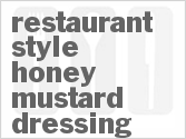 recipe for restaurant-style honey mustard dressing