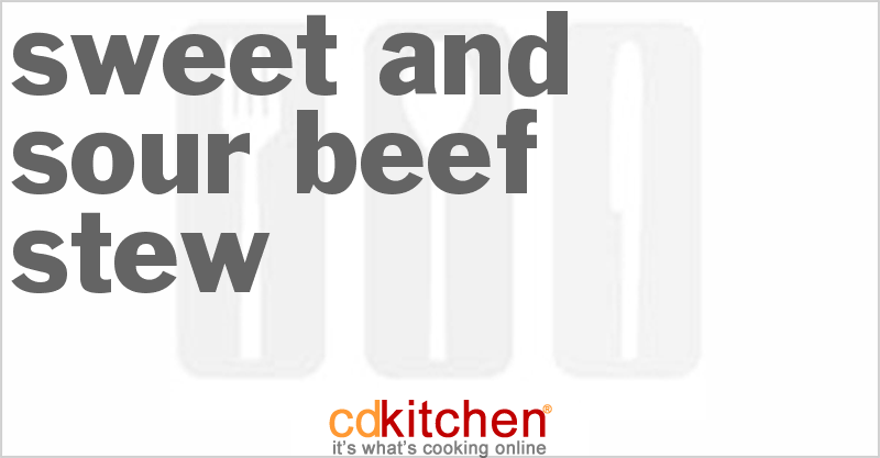 Sweet and Sour Beef Stew - CDKitchen.com