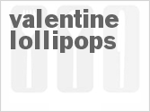 recipe for valentine lollipops