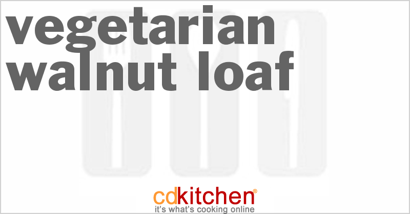 Vegetarian Walnut Loaf - CDKitchen.com