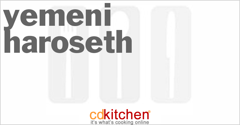 Yemeni Haroseth - CDKitchen.com