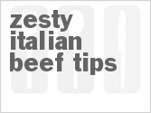 Zesty Slow Cooker Italian Beef Tips image