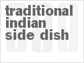 Traditional Indian Side Dish