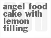 recipe for angel food cake with lemon filling
