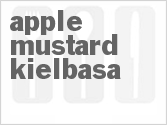 recipe for slow cooker apple mustard kielbasa