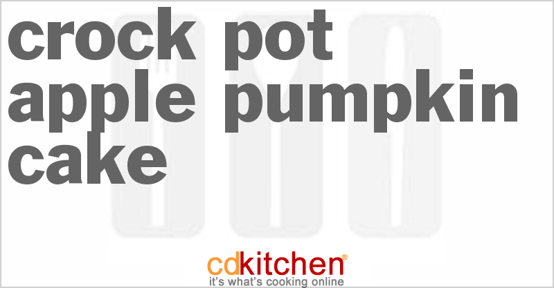 Apple Pumpkin Cake - CDKitchen.com
