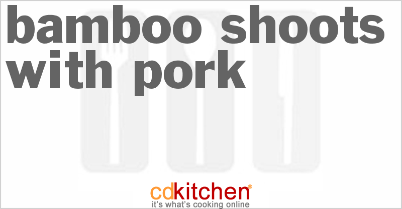 Bamboo Shoots With Pork - CDKitchen.com