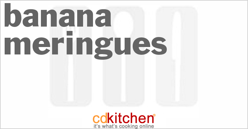 Banana Meringues - CDKitchen.com