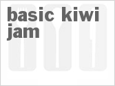 recipe for basic kiwi jam