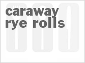 recipe for bread machine caraway rye rolls
