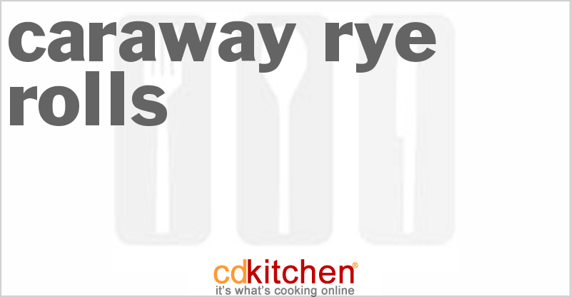 Caraway Rye Rolls - CDKitchen.com