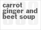 recipe for carrot ginger and beet soup