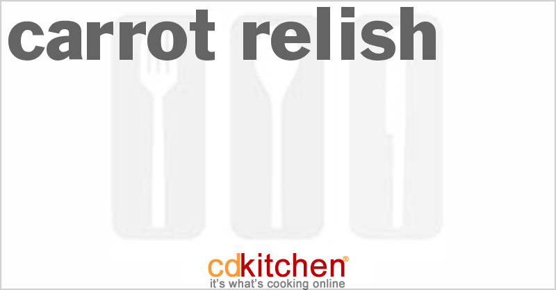Carrot Relish - CDKitchen.com