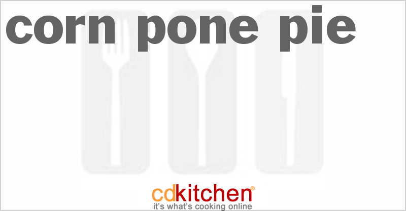 Corn Pone Pie - CDKitchen.com