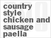 recipe for slow cooker country-style chicken and sausage paella