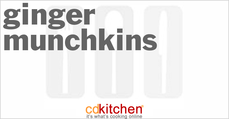 Ginger Munchkins - CDKitchen.com