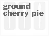 recipe for ground cherry pie