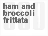 recipe for ham and broccoli frittata