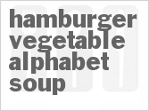 recipe for slow cooker hamburger vegetable alphabet soup
