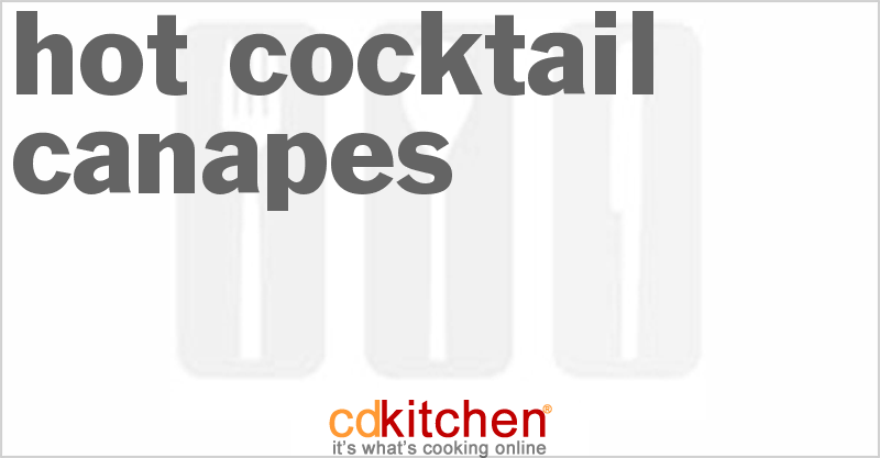Hot Cocktail Canapes - CDKitchen.com