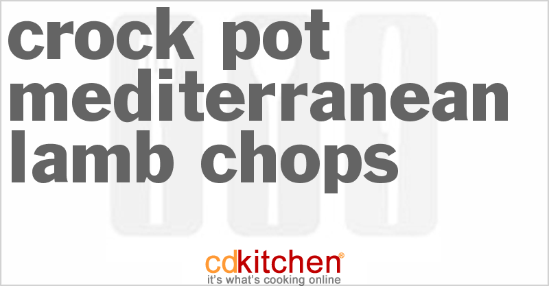 Mediterranean Lamb Chops - CDKitchen.com