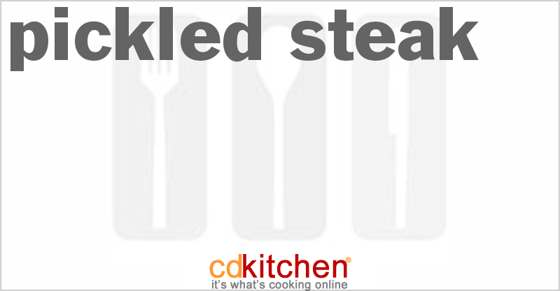 Pickled Steak - CDKitchen.com