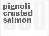 recipe for pignoli-crusted salmon