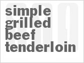 recipe for simple grilled beef tenderloin