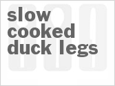 recipe for slow-cooked duck legs