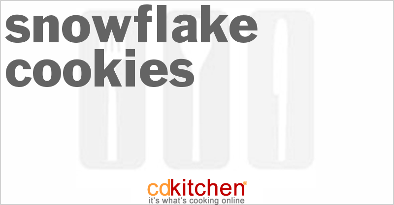 Snowflake Cookies - CDKitchen.com