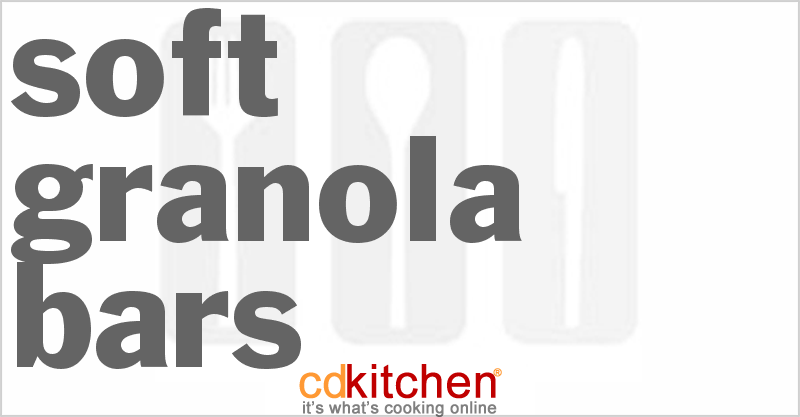 Soft Granola Bars - CDKitchen.com