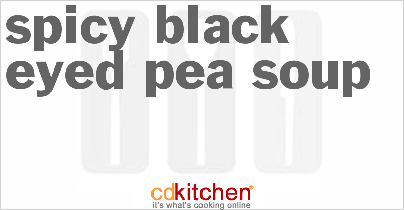Spicy Black-Eyed Pea Soup - CDKitchen.com