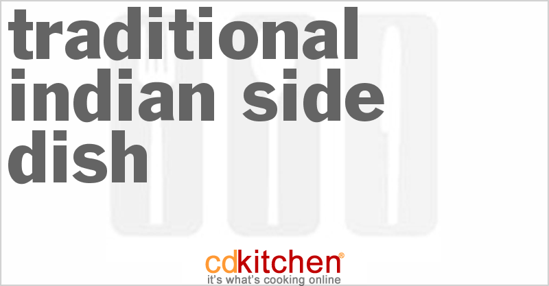 Traditional Indian Side Dish - CDKitchen.com