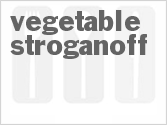recipe for vegetable stroganoff