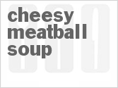 Cheesy Meatball Soup