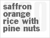 Saffron Orange Rice With Pine Nuts